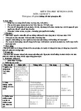 Kiểm tra học kì II (năm 2014 - 2015) môn Lịch sử 9